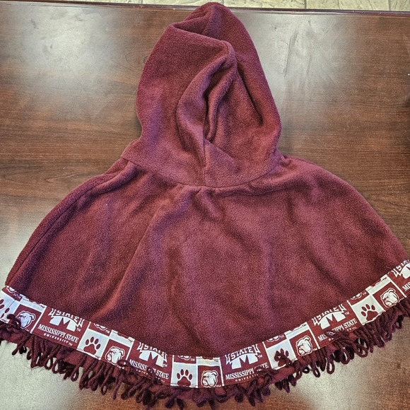 NWOT!!! Mississippi State Bulldogs Fleece with Hoodie Pullon Jacket Sz S… - Picture 3 of 3